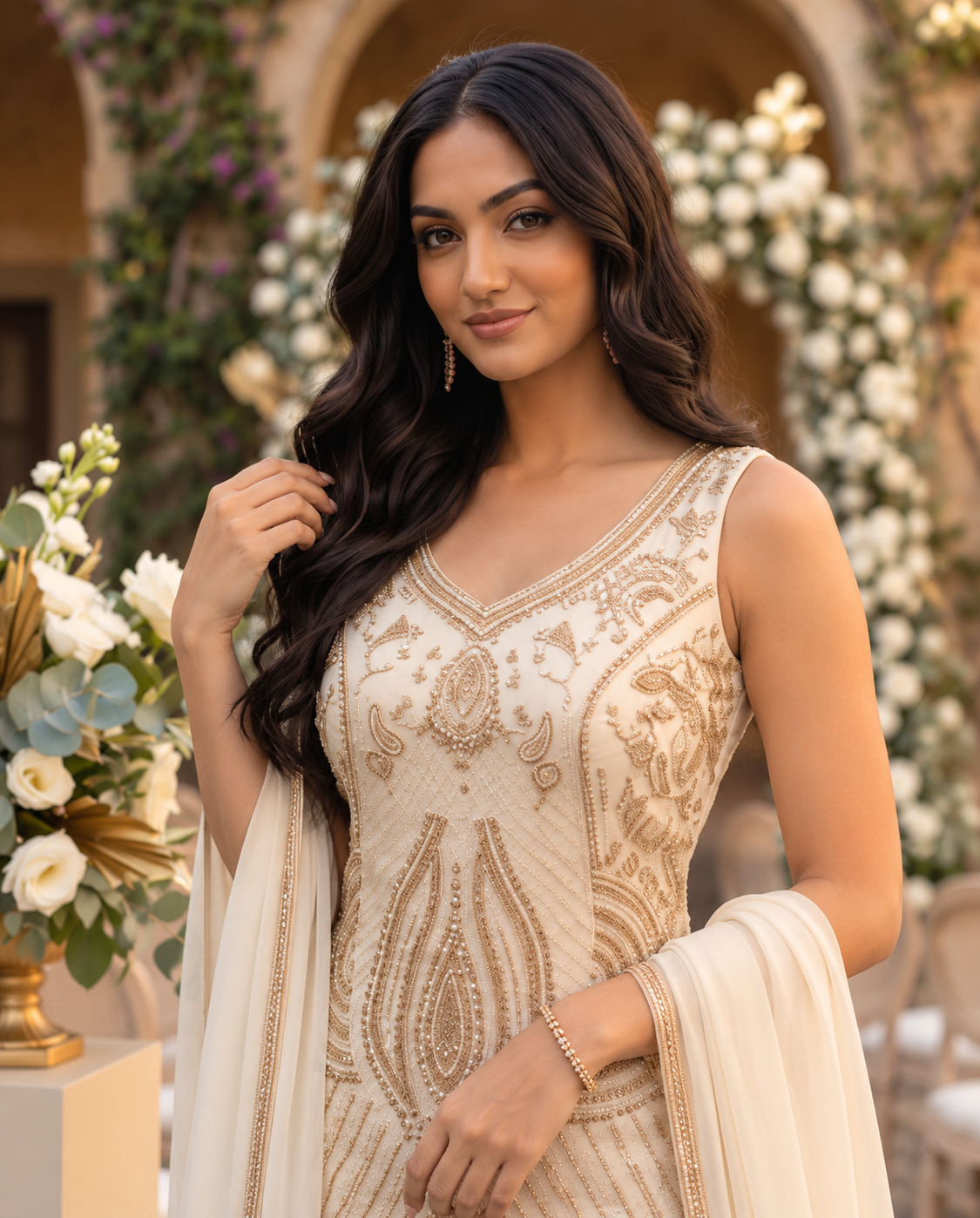 Indo Western With Palazzo Set