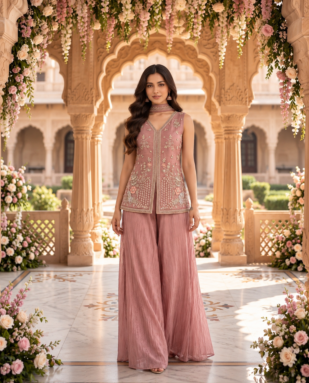 Indo Western Palazzo set
