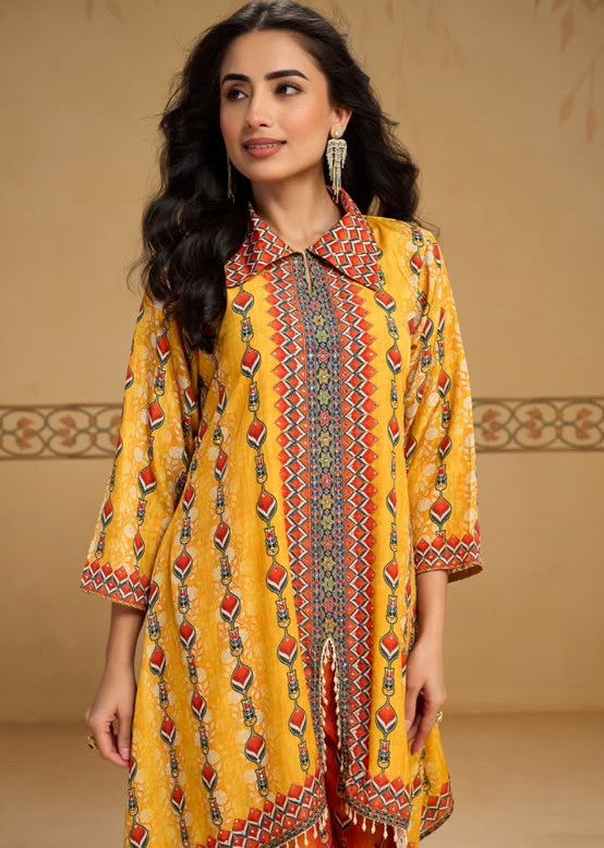 Pure Crepe Mirror Work & Embellishments Co-ord