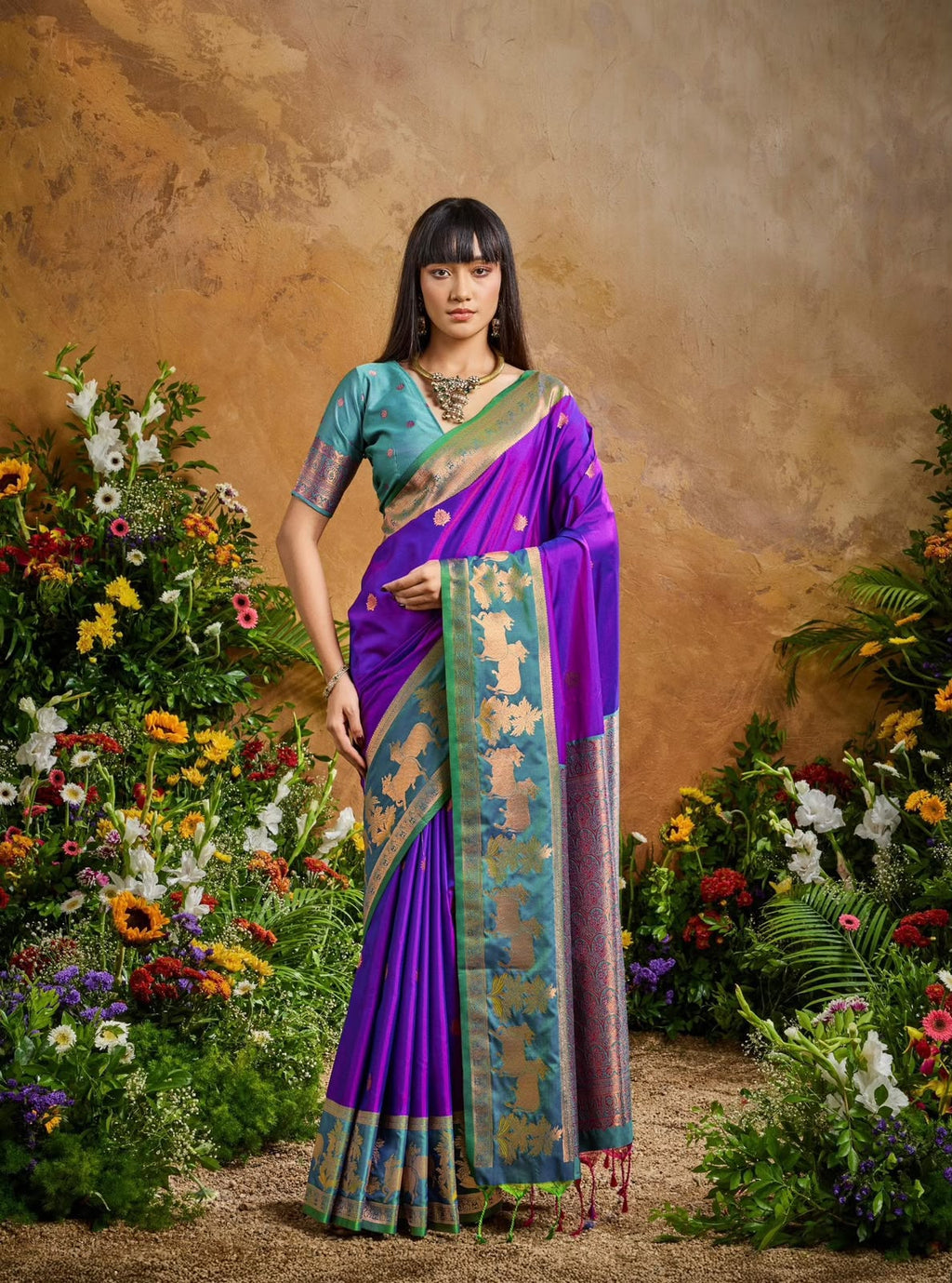 Pure Silk Pichwai Handloom Saree