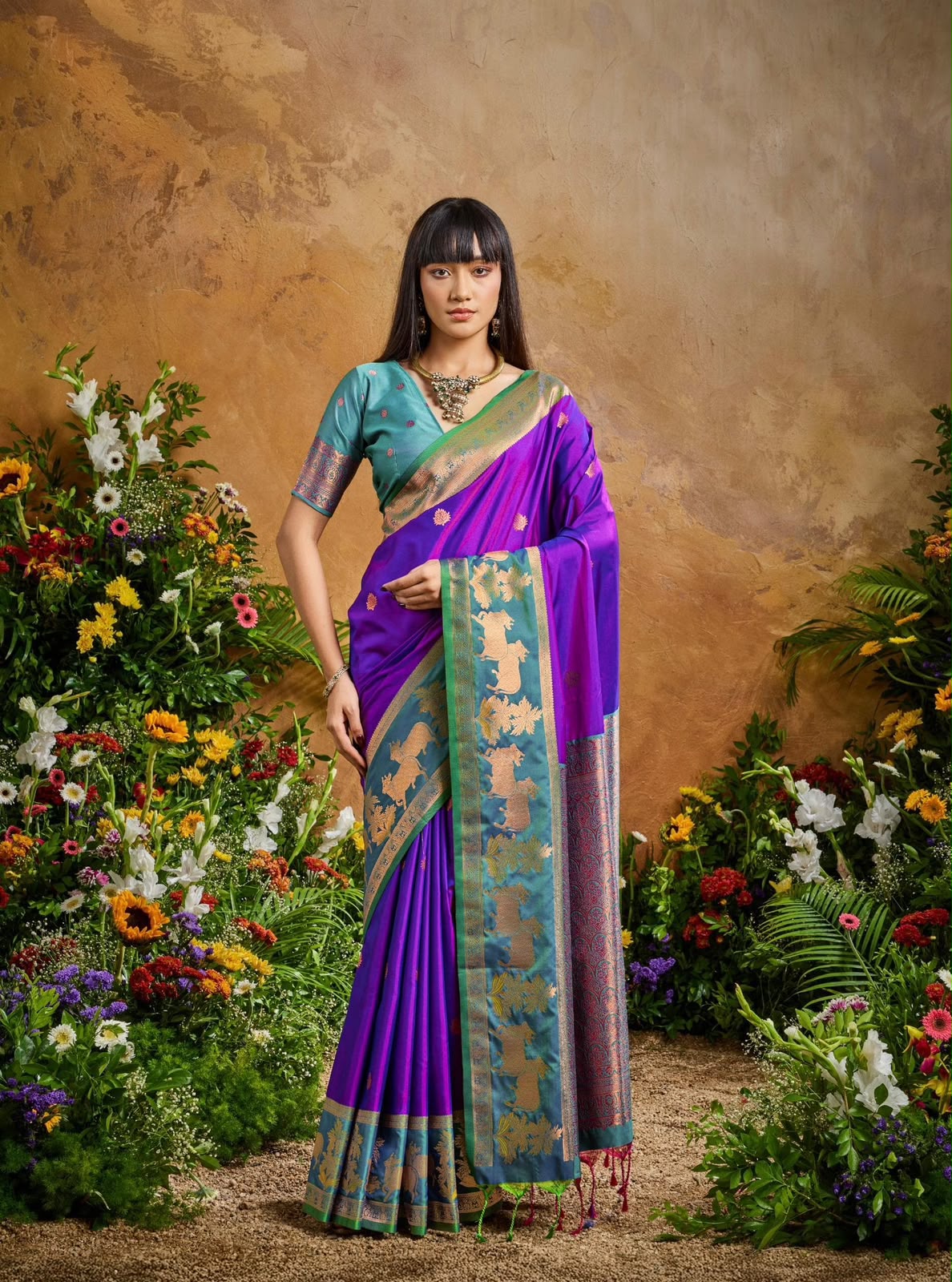 Pure Silk Pichwai Handloom Saree