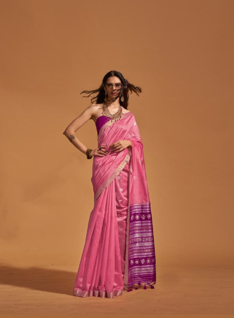 Pure Silk Kanoi Handloom Saree