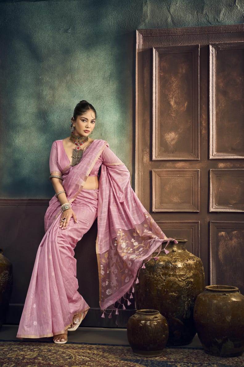 Pure Munga Cotton Amrit Handloom Saree