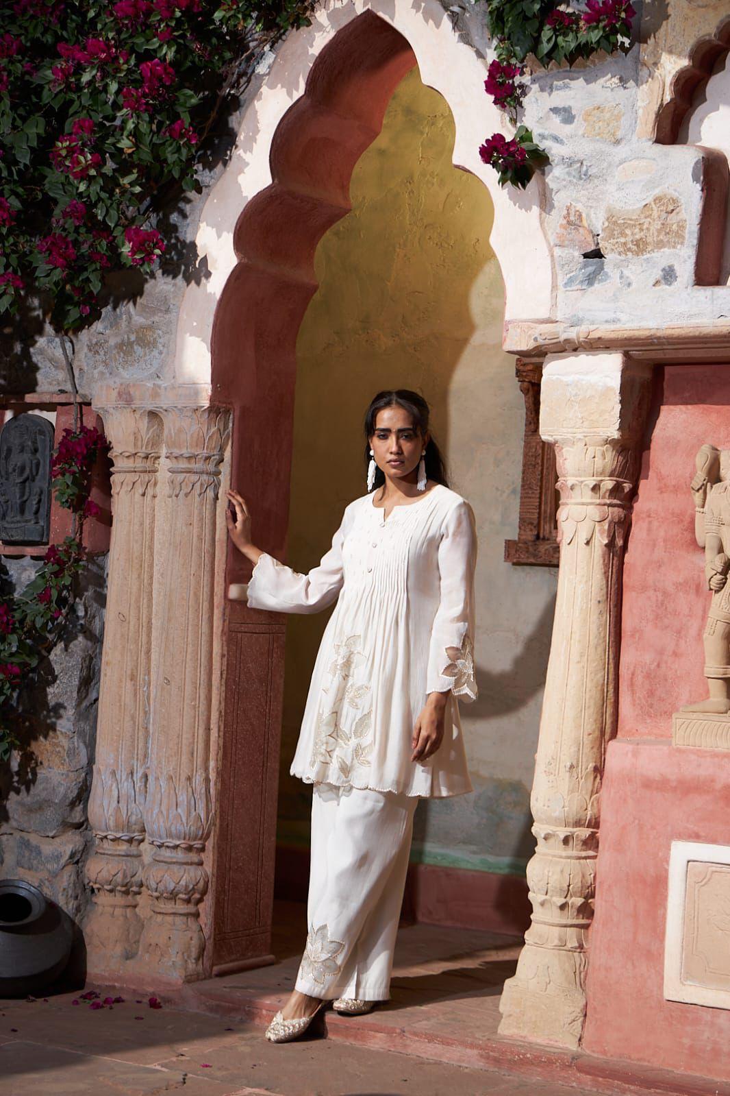 Mul Chanderi Co-ord Set