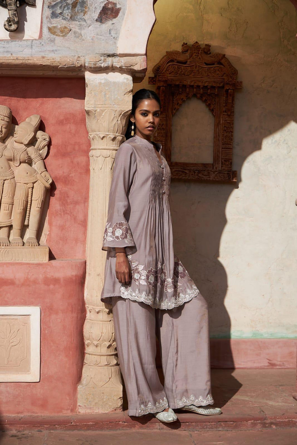 Mul Chanderi Co-ord Set