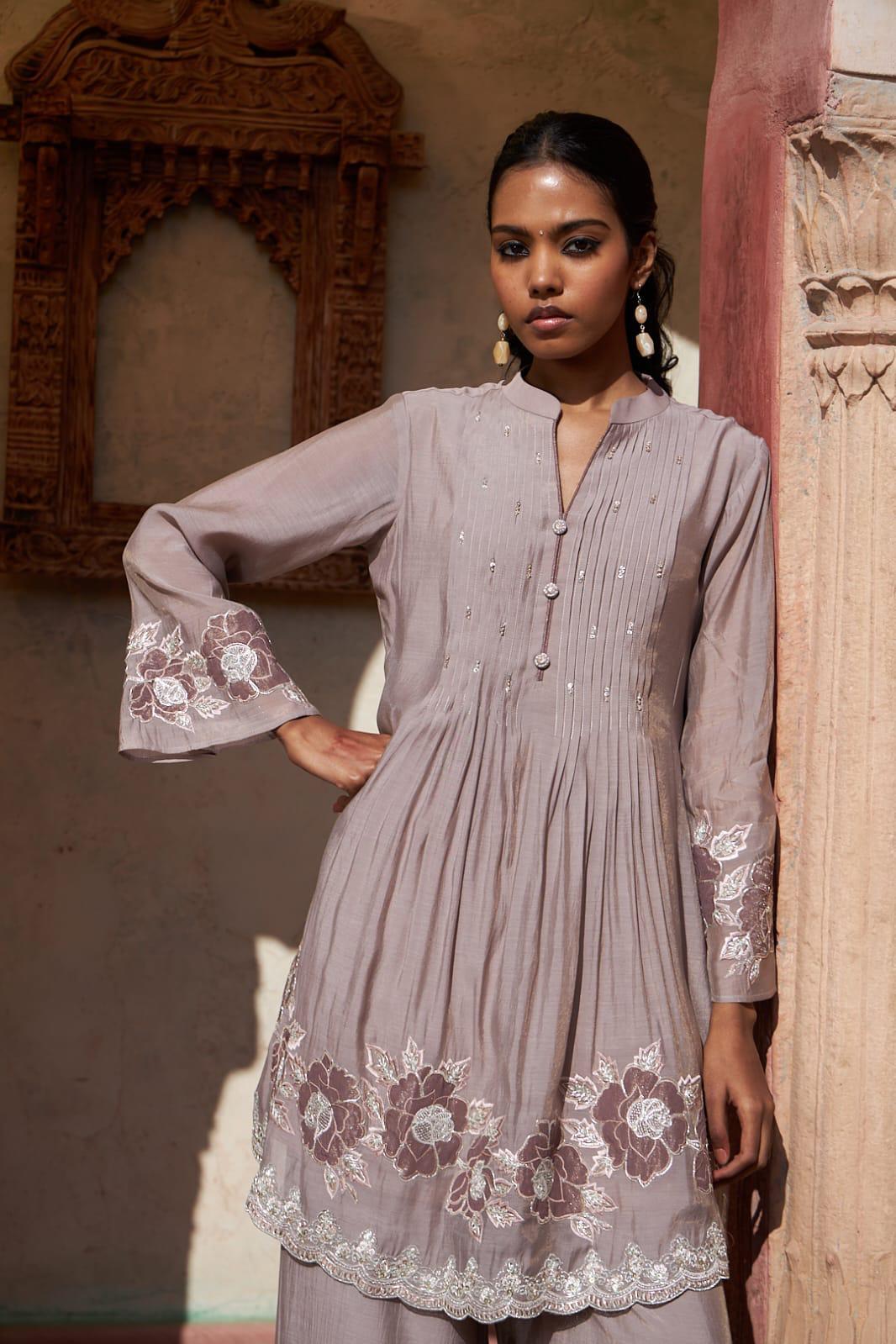 Mul Chanderi Co-ord Set