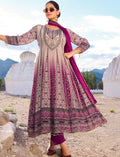 Designer Anarkali Suit | Pure Crepe with Stone Work