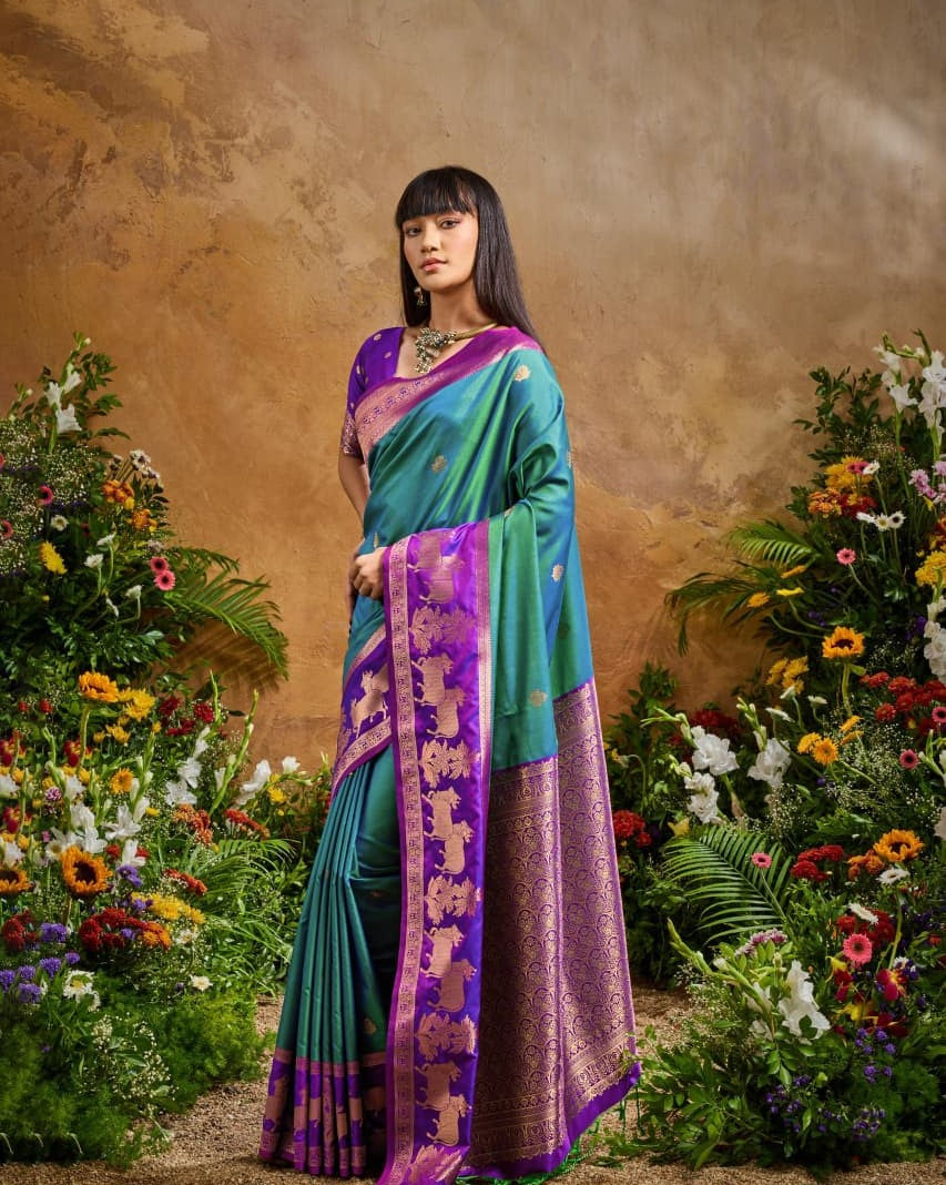 Pure Silk Pichwai Handloom Saree