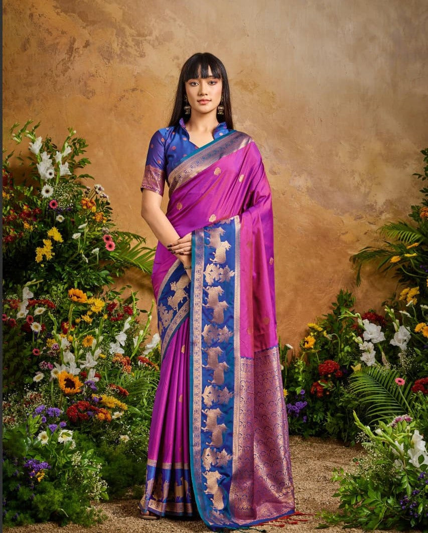 Pure Silk Pichwai Handloom Saree