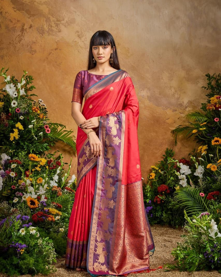Pure Silk Pichwai Handloom Saree