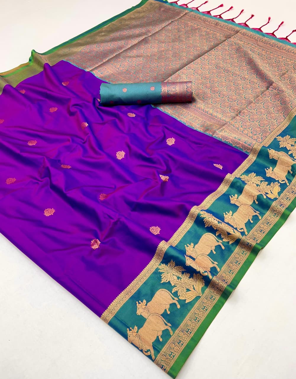 Pure Silk Pichwai Handloom Saree