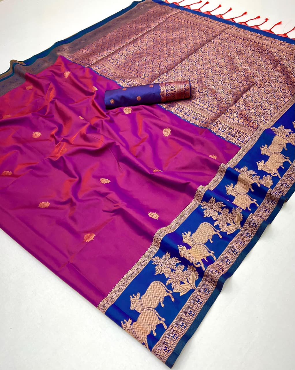 Pure Silk Pichwai Handloom Saree