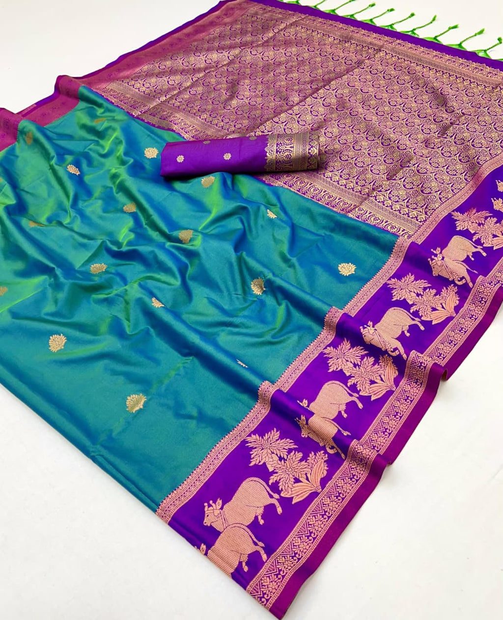 Pure Silk Pichwai Handloom Saree