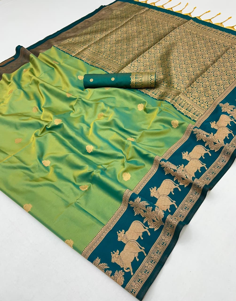 Pure Silk Pichwai Handloom Saree