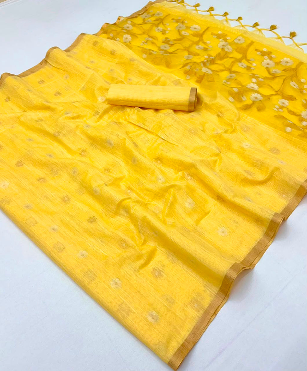 Pure Munga Cotton Amrit Handloom Saree