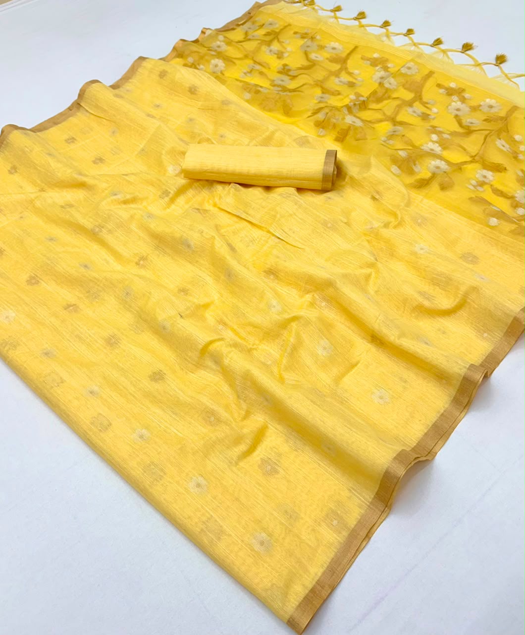 Pure Munga Cotton Amrit Handloom Saree